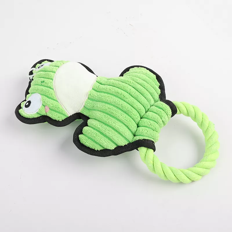 Chubby Frog Rope Dog Toy